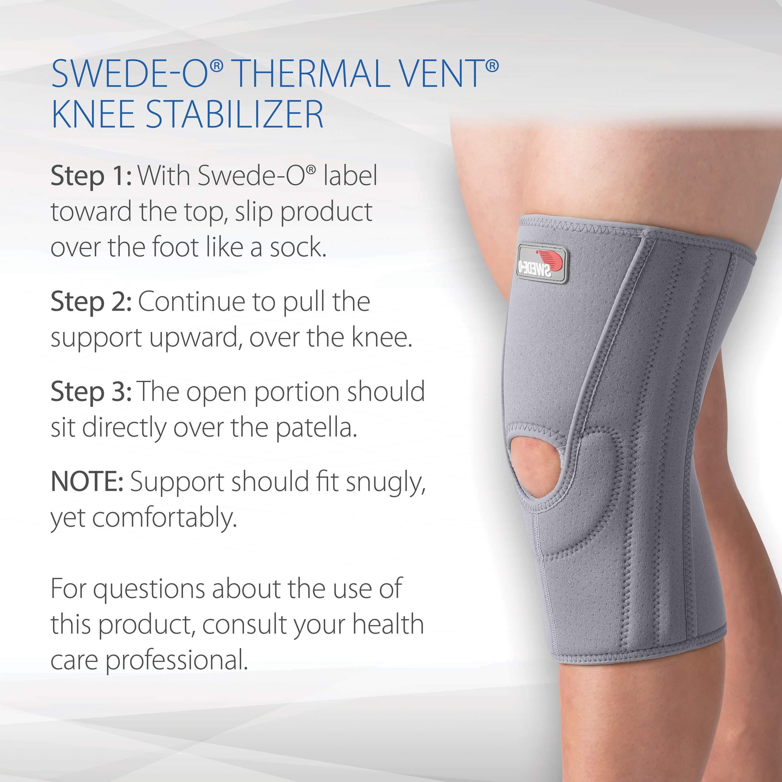 Swede-O Swede-O Thermal Vent Knee Stabilizer - Small