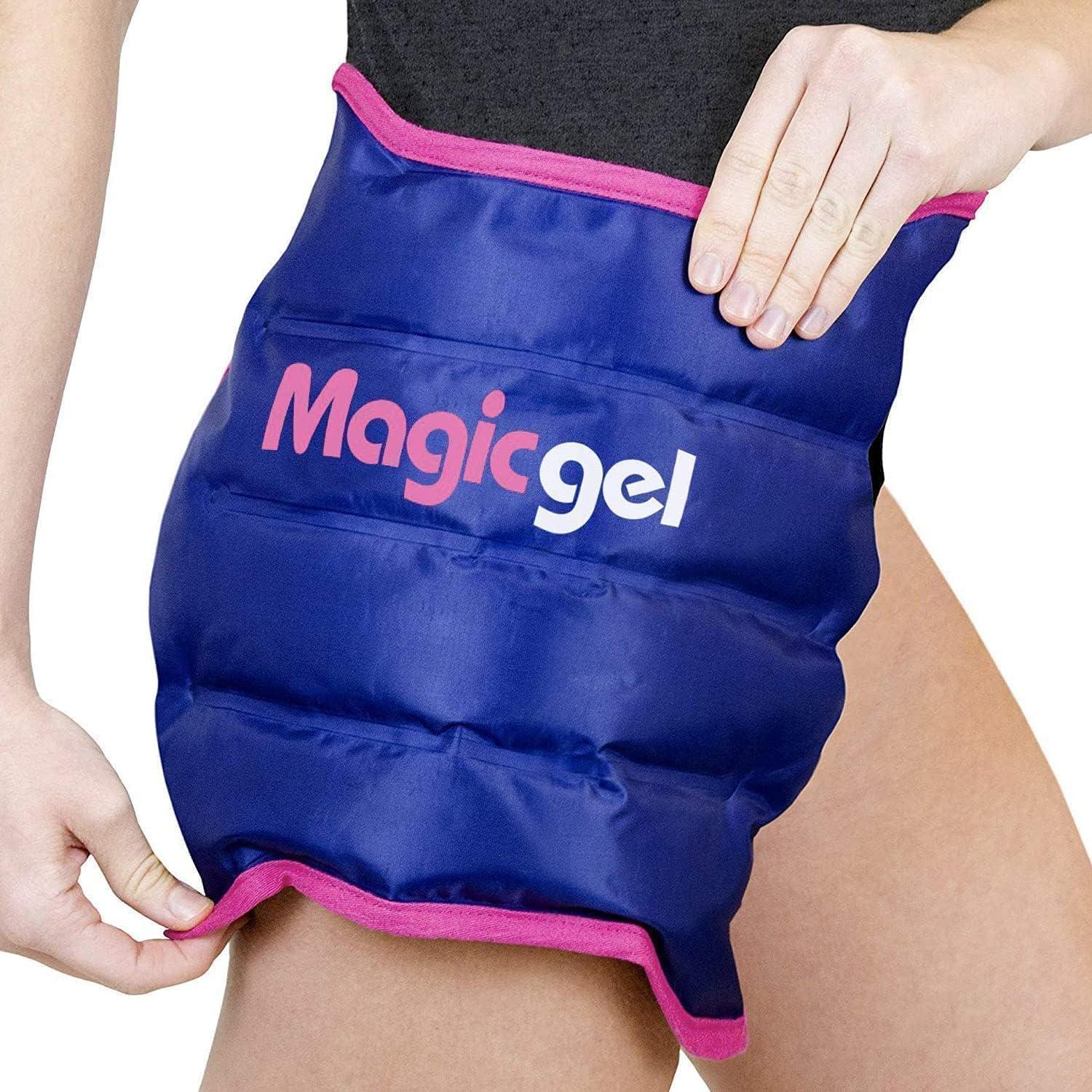 Magic Gel Magic Gel Hip Ice Pack Wrap - Reusable Cold Pack for Hip Bursitis, Hip Replacement Surgery and Hip Flexor Pain. Hip ice wrap for Inflammation, Swelling and Hip Pain Relief