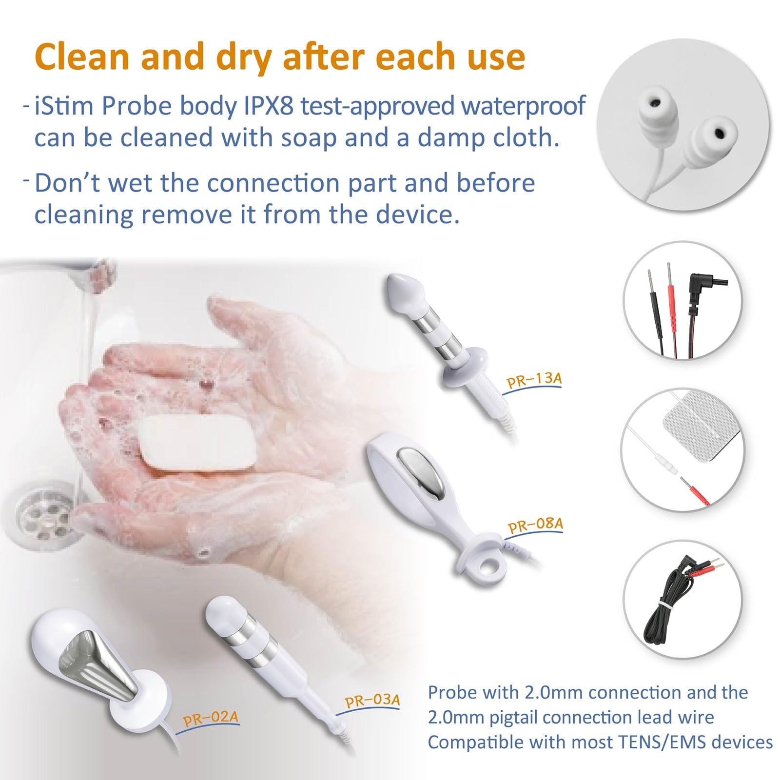 iSTIM iStim Medical Probe for Pelvic Floor Electrical Muscle Stimulation, Incontinence Relief - Compatible with Incontinence EMS Machine