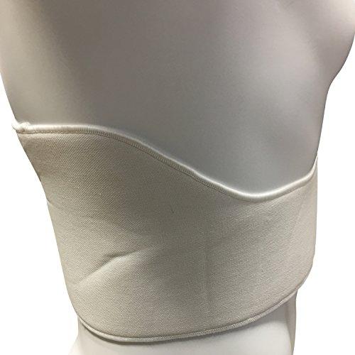 Champion CHAMPION Rib Belt for Women Contoured Female Form Elastic, White, Large