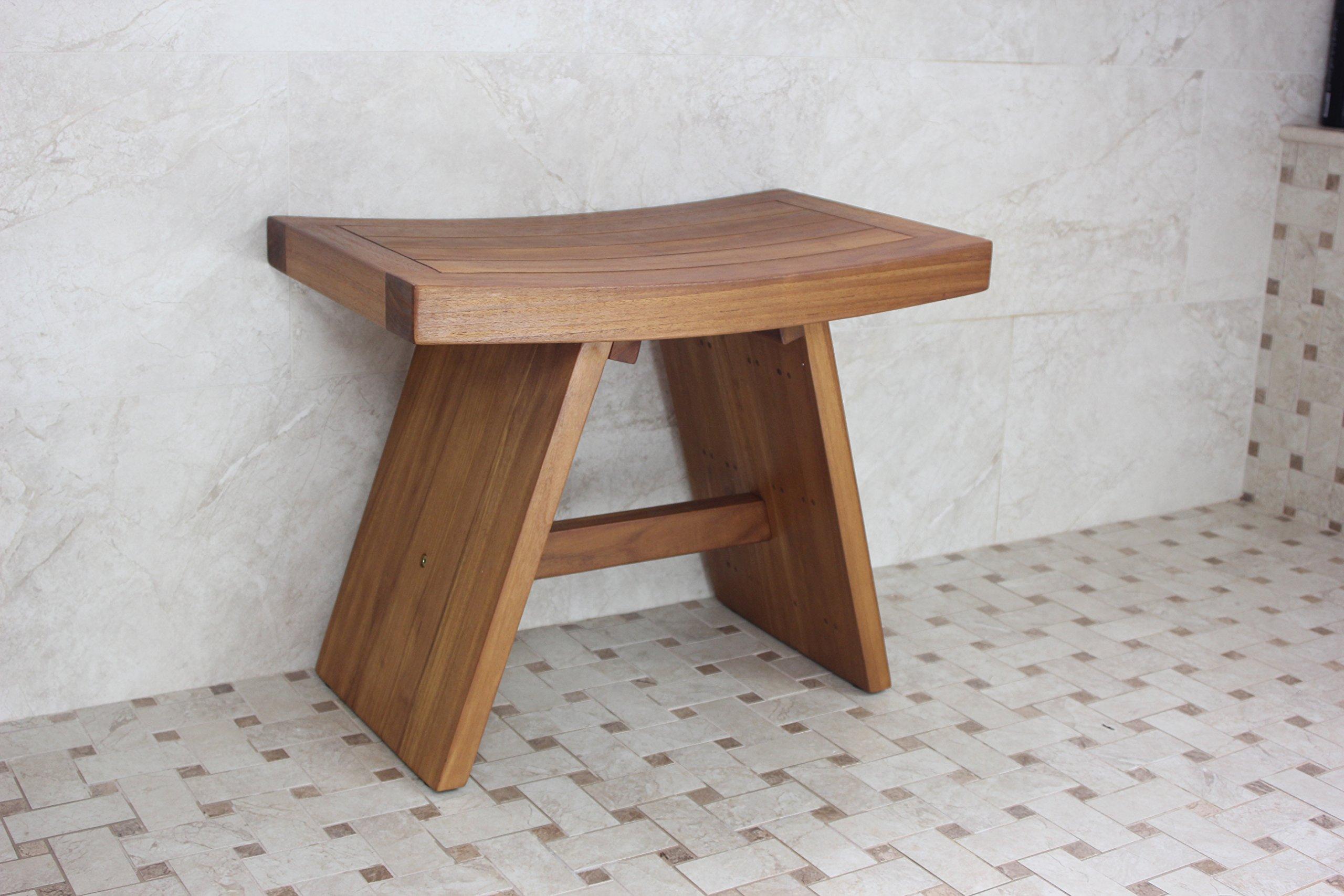 AquaTeak AquaTeak 24" Asia Teak Shower Bench & AquaTeak Premium Teak Oil