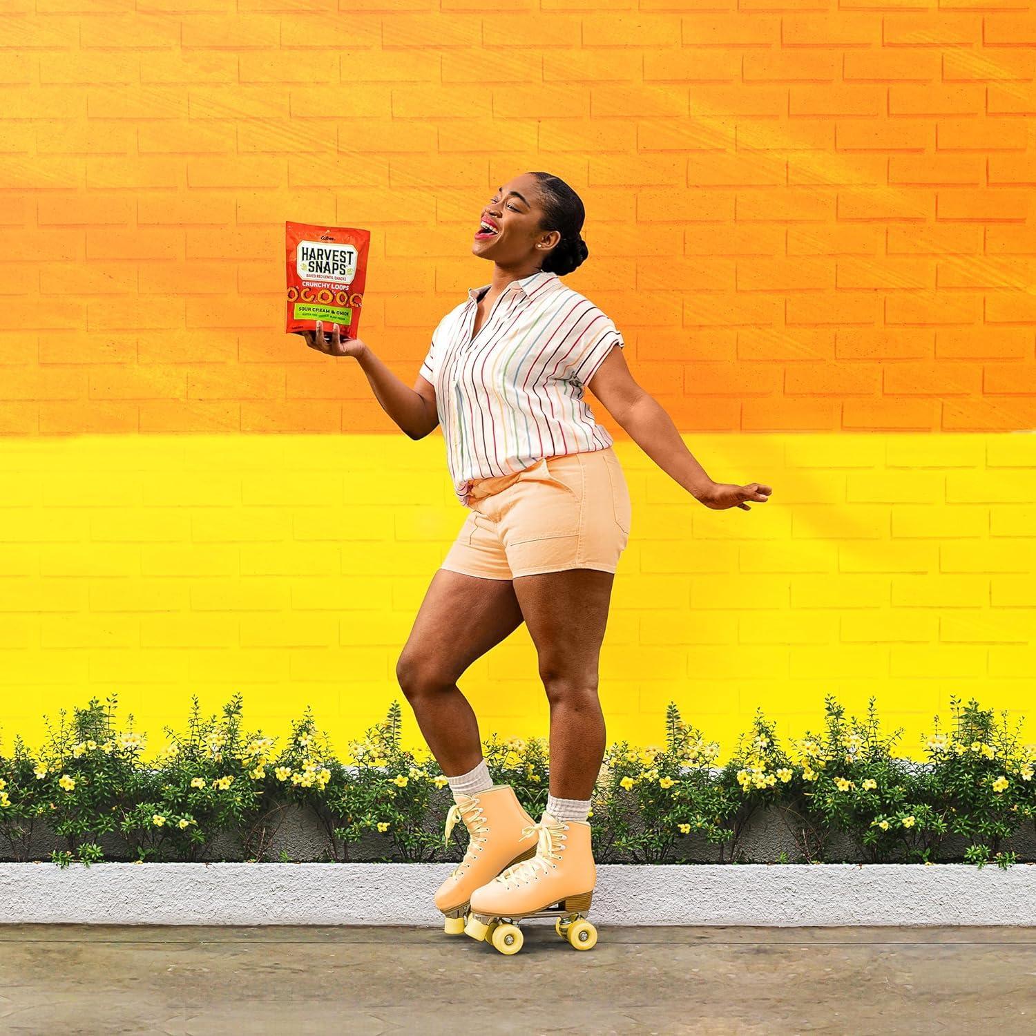 HARVEST SNAPS Harvest Snaps Veggie Chips (Lightly Salted Snack Crisps) | Powered by Plant Protein, Gluten Free, Non-GMO Baked Vegetable Crisps | Made in USA (36 Snack Packs)