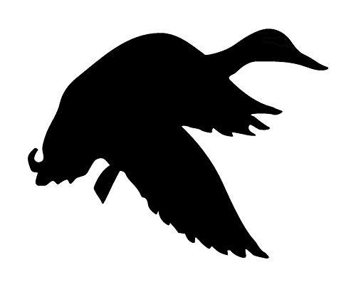 Quantumchaos Media 1/4 Sheet - Duck Silhouette Birthday - Edible Cake/Cupcake Topper