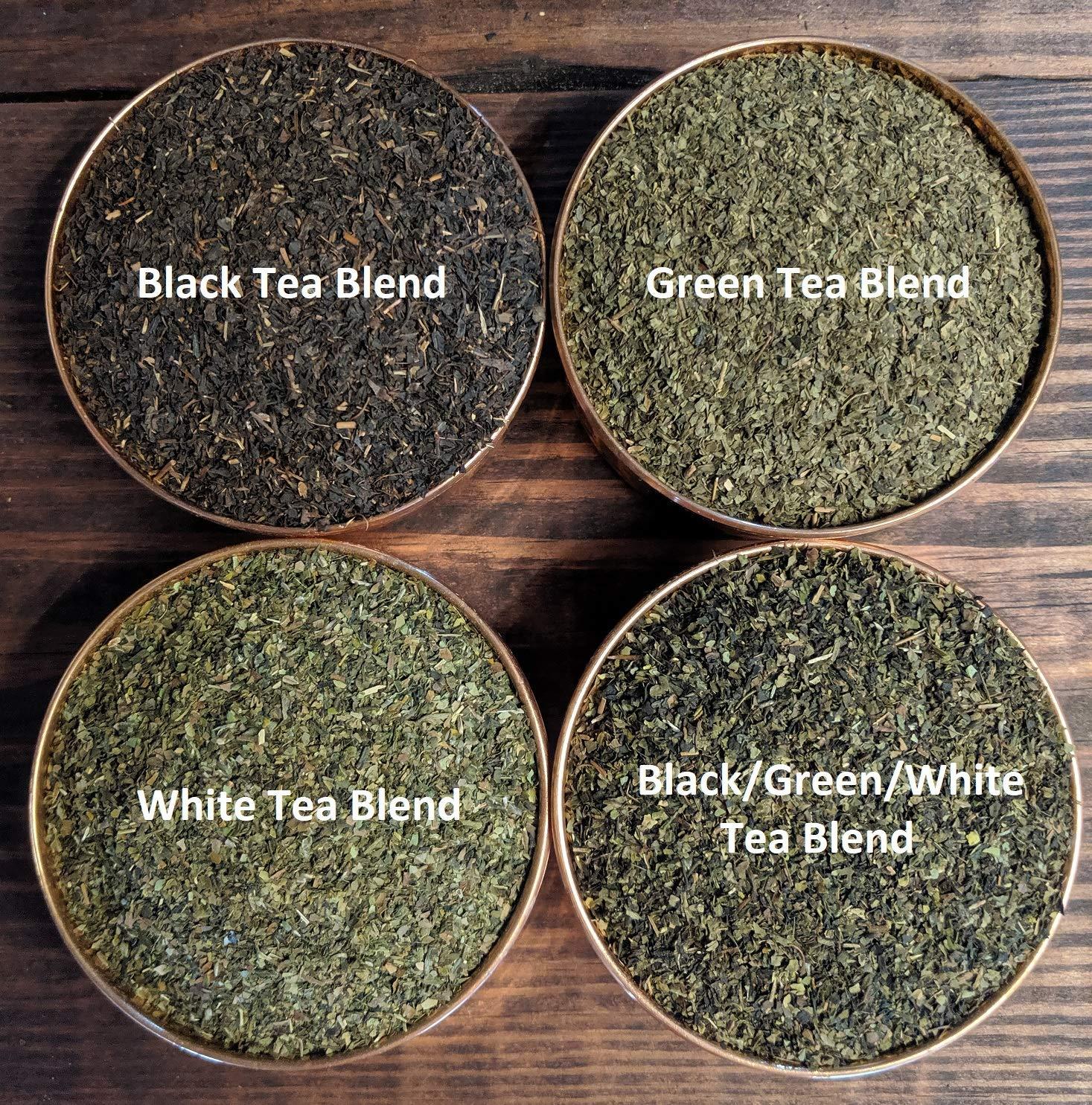 Raw Brewing Company Kombucha.com Certified Organic Loose Leaf Tea - Kombucha Brewing Blends (Black Tea Blend, 1 Pound + 100 XL FILTER BAGS)