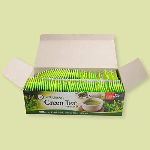 Surasang Surasang Green Tea, Simple and Classic Green Tea, 100 teabags