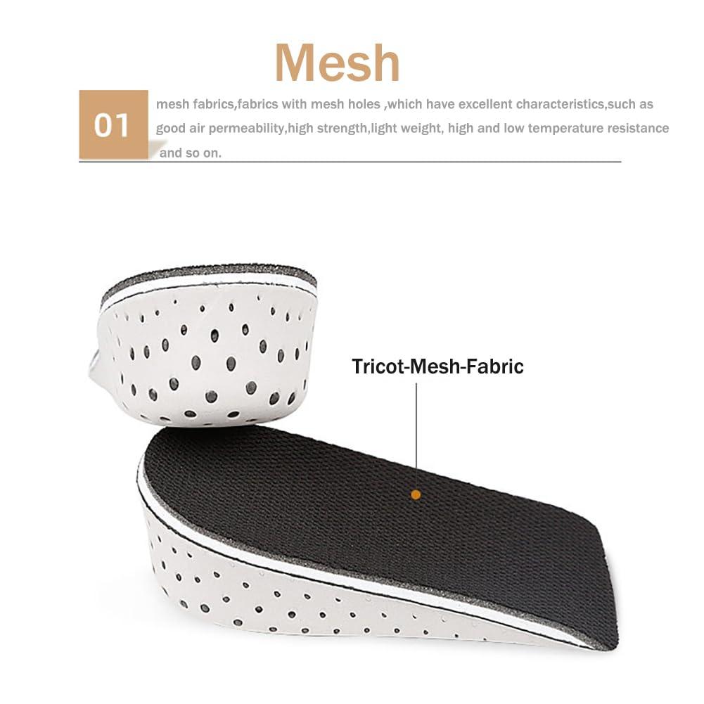 generic Invisible Height Increase Insoles Memory Foam Height Elevator Insoles Shoe Lift Heel Lift Cushion Pads 3.3cm