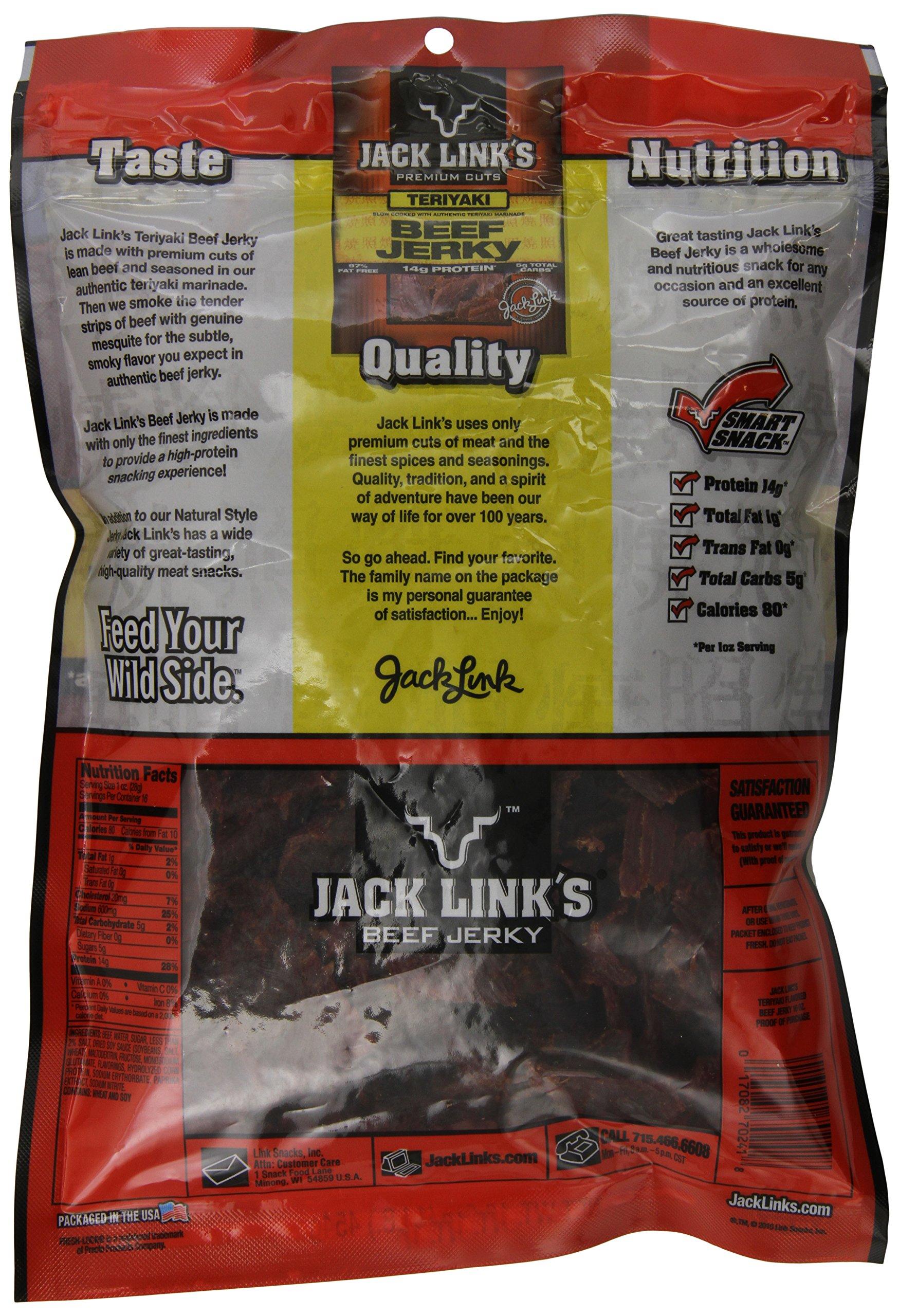 Jack Link's Jack Links Beef Jerky, Teriyaki, 16 oz.