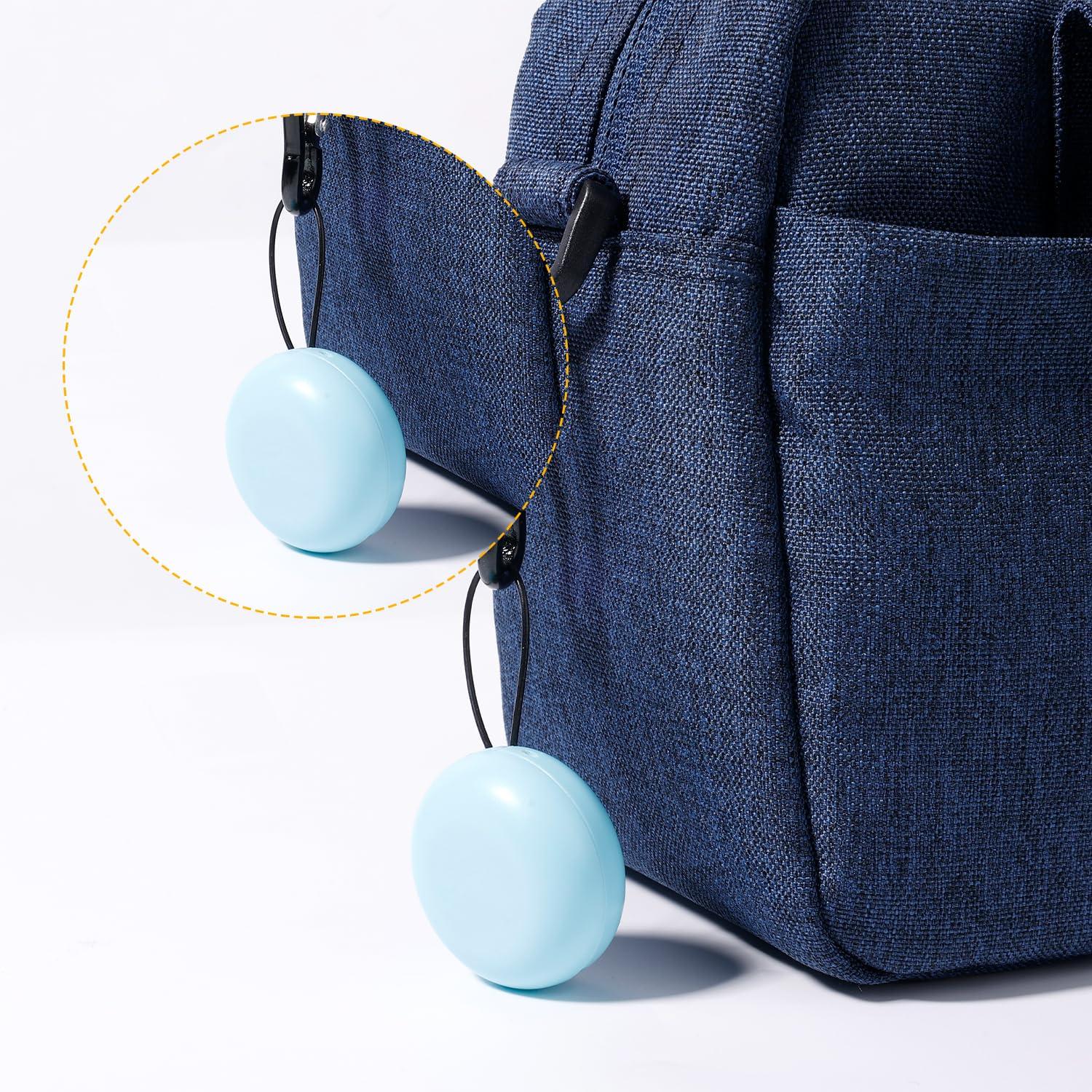 XIHIRCD XIHIRCD Earplug Case, Portable Mini Ear Plug Holder, Small Premium Carrying Case for Travel, Business Trip, Outdoor Activities, Keychain, Storing Earplugs, Trinkets, Pills (Round)