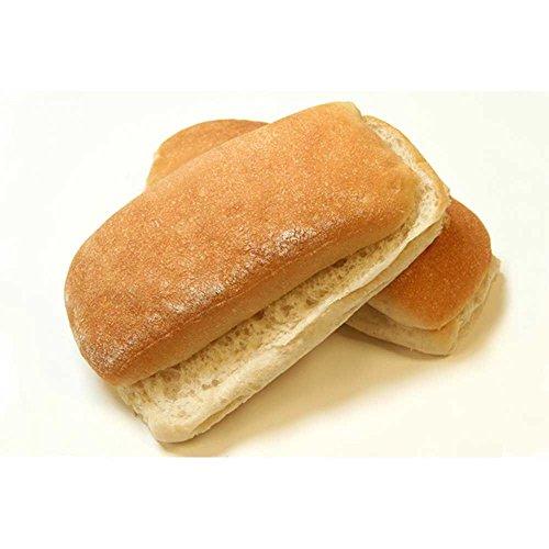 Rotellas Rotellas White Sliced Ciabatta Line Hoagie, 6.5 inch -- 36 per case.