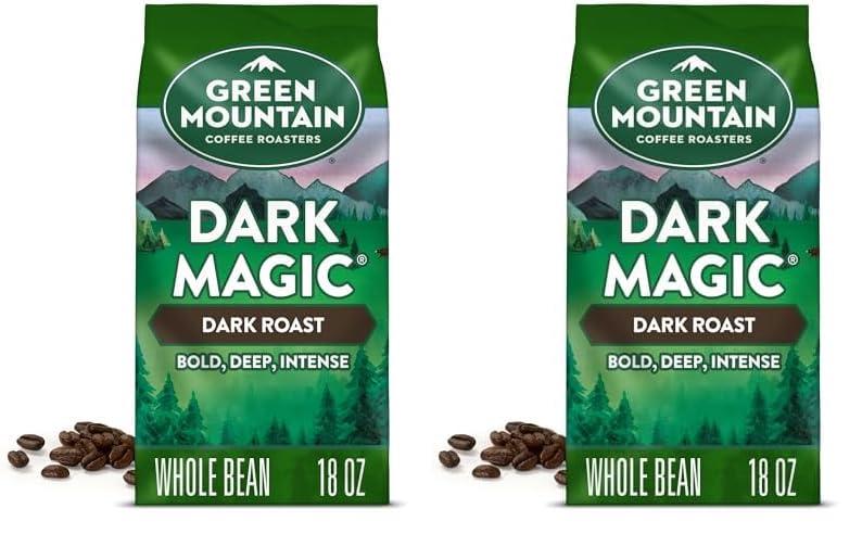 Green Mountain Coffee Roasters Green Mountain Coffee Roasters Dark Magic, Whole Bean Coffee, Bagged 18 oz (Pack of 2)