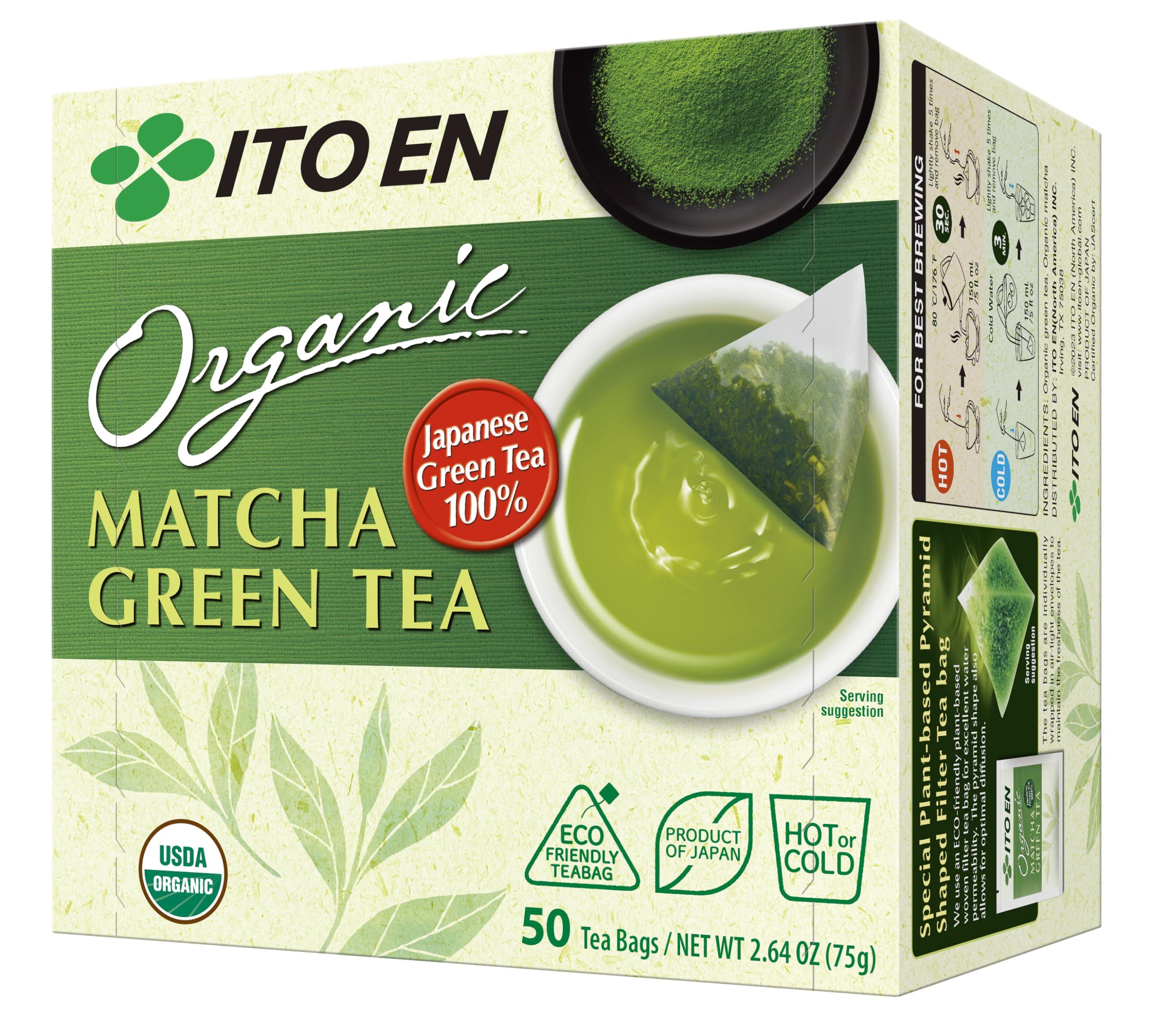 ITO EN ITO EN Organic Matcha Green Tea - Tea Bags, 50ct (Pack of 1)