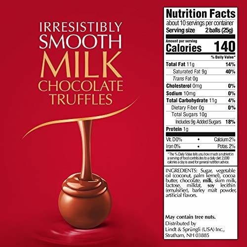 Lindt Lindt LINDOR Holiday Milk Chocolate Truffle Candy Maxi Ball, 8.8 oz. (2022)