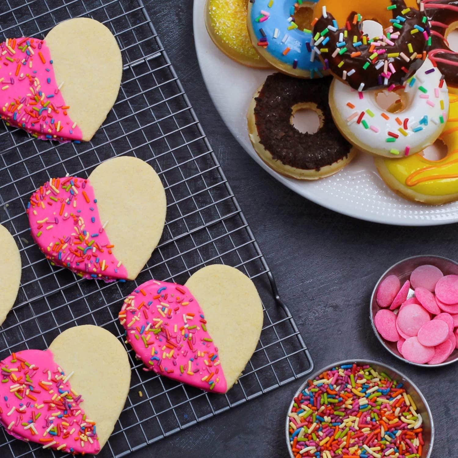 A Great Surprise BULK Natural Rainbow Sprinkles - 18 LB Wholesale Sprinkles - NON GMO, Dye-Free Jimmies - Bulk Sprinkles No Artificial Dye for Cake Decorating - Great for Bakeries, Ice Cream Shops, Catering Large Parties