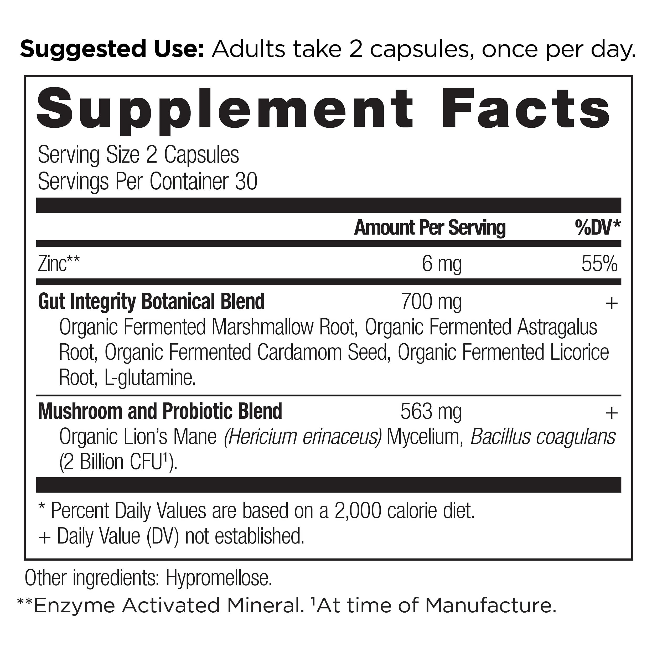 Ancient Nutrition Gut Health Supplement by Ancient Nutrition Leaky Gut Capsules, 60ctFormulated with Licorice Root, Astragalus, Marshmallow, and L-Glutamine, Gluten Free, Paleo and Keto Friendly, 60 Ct