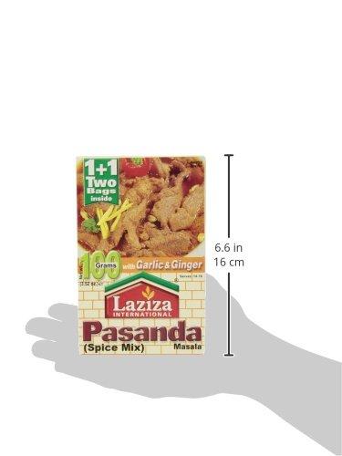 Laziza Laziza Pasanda Masala, 100-Gram Boxes (Pack of 6)