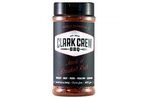 Clark Crew BBQ BBQ RUB JACK BRSK 12OZ
