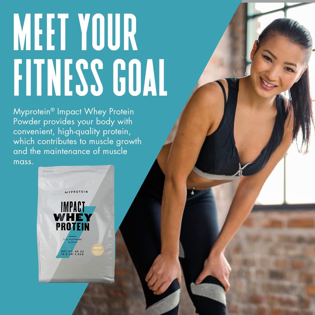 Myprotein Myprotein - Impact Whey Isolate - Whey Protein Powder - Naturally Flavored Drink Mix - Daily Protein Intake for Superior Performance - Mocha (5.5 lbs, Pack of 1)