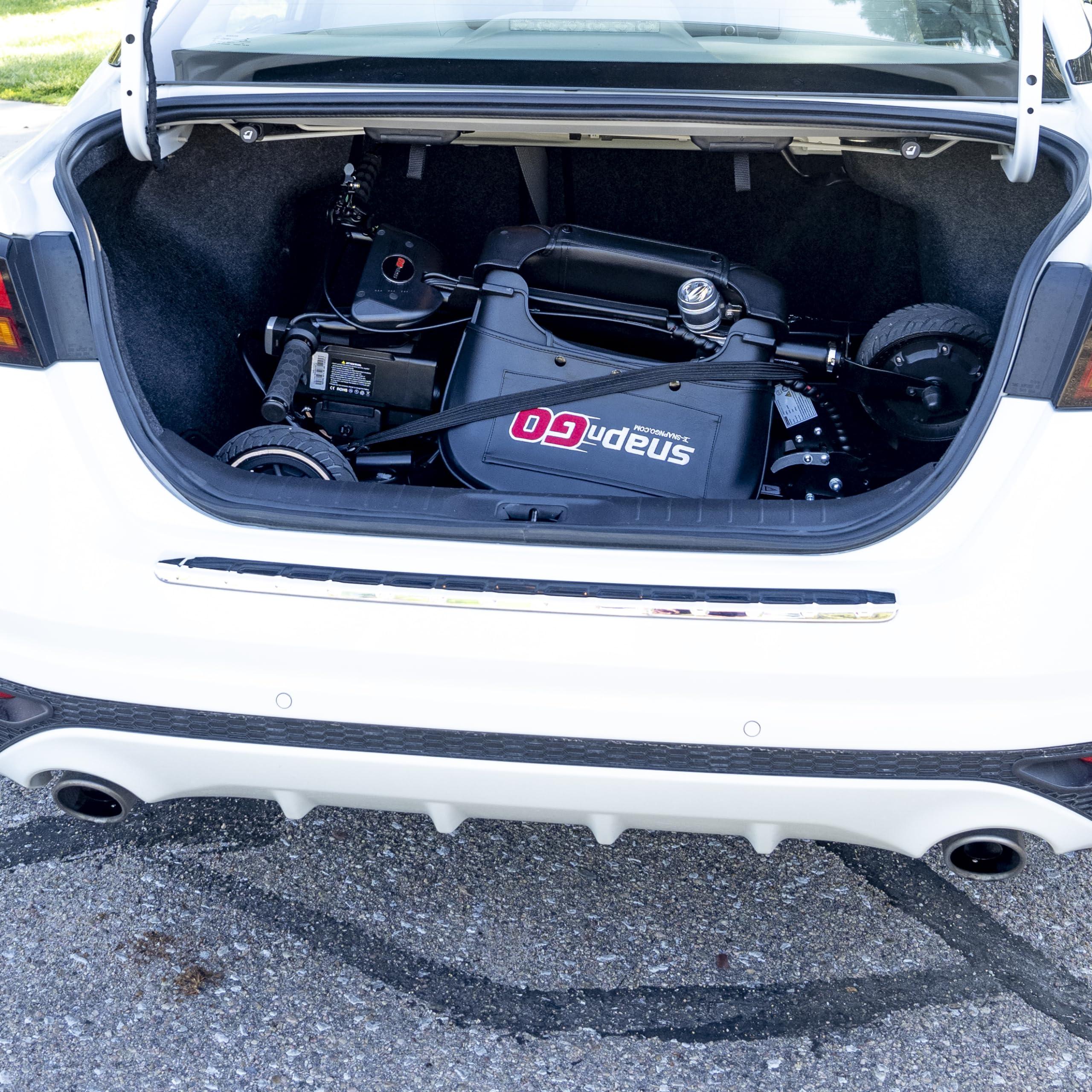 SNAPnGO SNAPnGO Three Wheel Portable Mobility Scooter for Adults - Aircraft-Grade Aluminum, Top Speeds of 7mph & 13-Mile Range - Folding & Foldable Scooter - Airline Approved Electric Sit Down Scooter