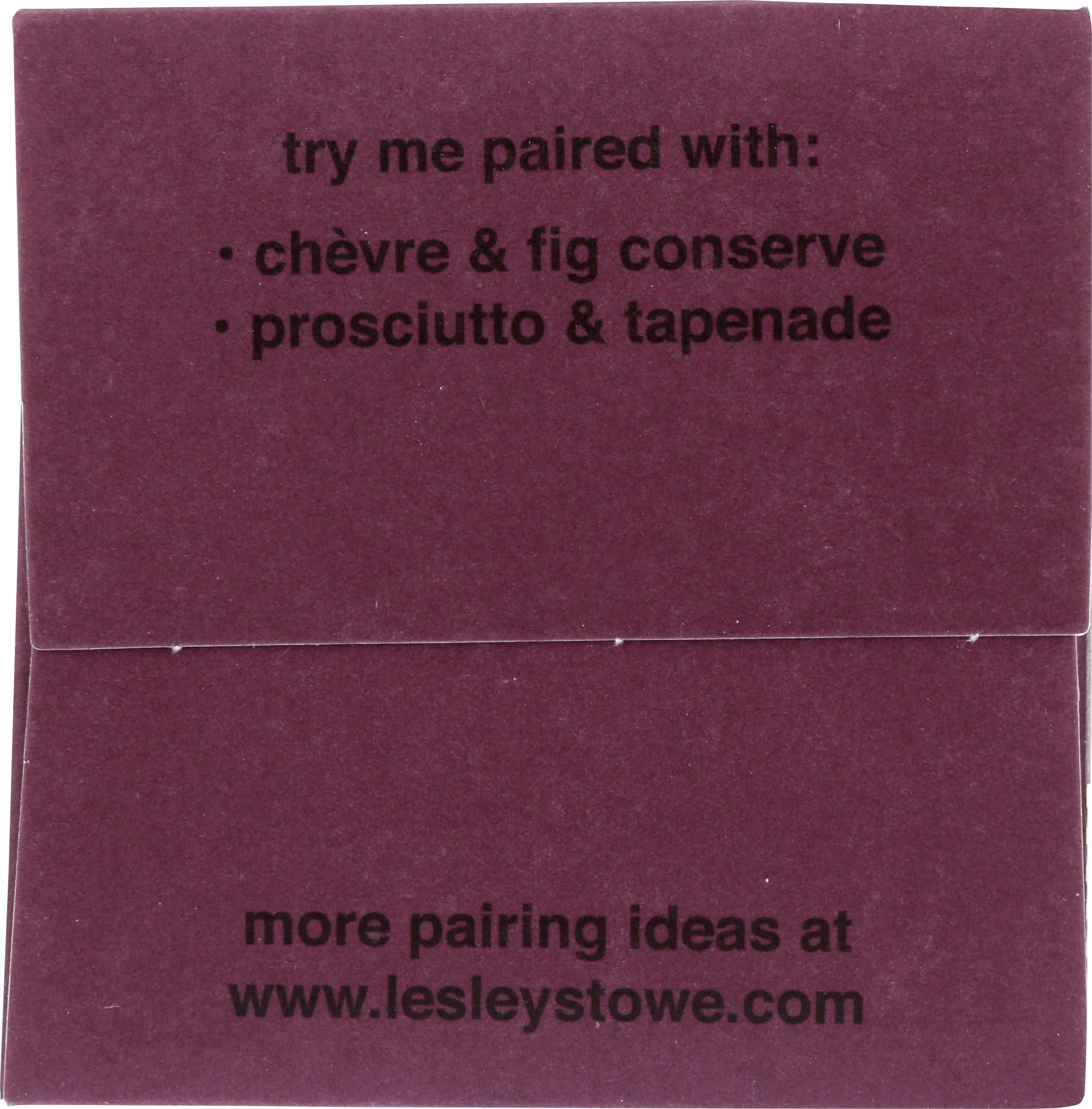 Lesley Stowe's Raincoast Crisps Lesley Stowe Crisps Fig and Olive, 5.3 oz