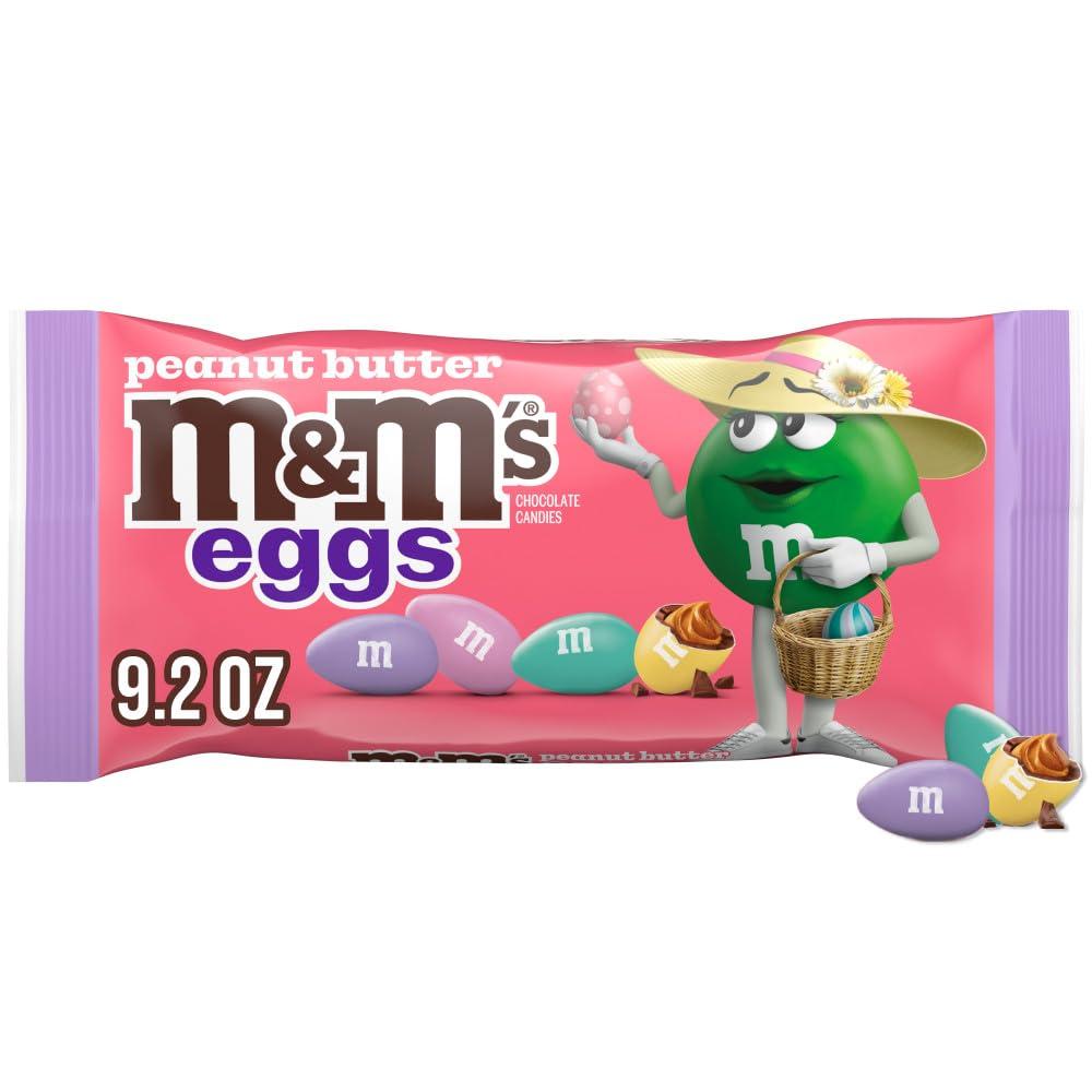 M&M\'S M&M\'S Peanut Butter Chocolate Eggs, 9.2 oz Bag