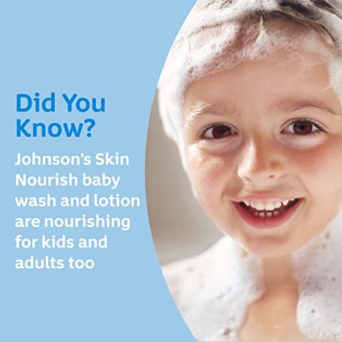 Johnson's Baby Johnson\'s Baby Skin Nourishing Moisture Baby Body Wash with Shea & Cocoa Butter, Hypoallergenic & Tear Free Baby Bath Wash, Paraben-, Dye-, Sulfate & Phthalate-Free, 20.3 fl. oz