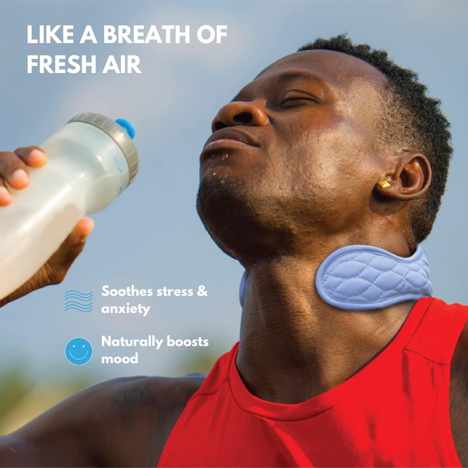 CoolCura CoolCura GO, Ice Therapy Device, Relax with Feng Fu Ice Therapy, Cold Therapy Ice Neck Wrap, Headache Relief, Stress Relief, Anxiety Relief, Relaxation Neckband