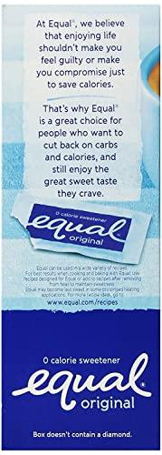 Equal Equal Sweetener Packets 230-Count Packages (Pack of 12)