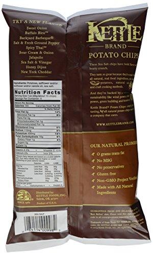 Kettle Kettle Brand Natural Gourmet Potato Chips with Sea Salt, 5 oz