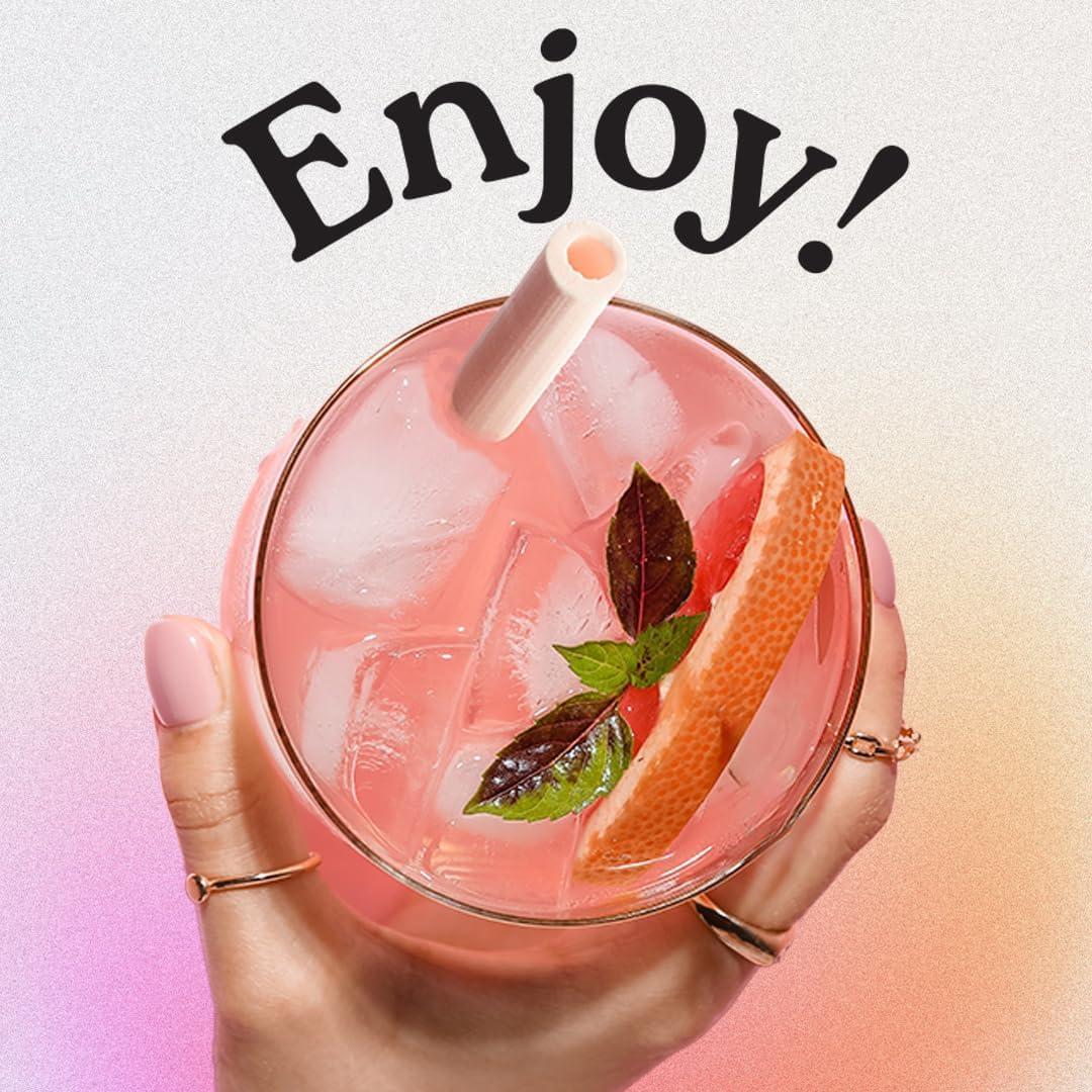 SORBOS Sorbos Edible Straws, Flavor Mix Variety, Chocolate, Lemon, Lime, Strawberry, Individually Packaged, No PFAS, No Allergens, No Gluten, 7.4 inches long (Pack of 200)