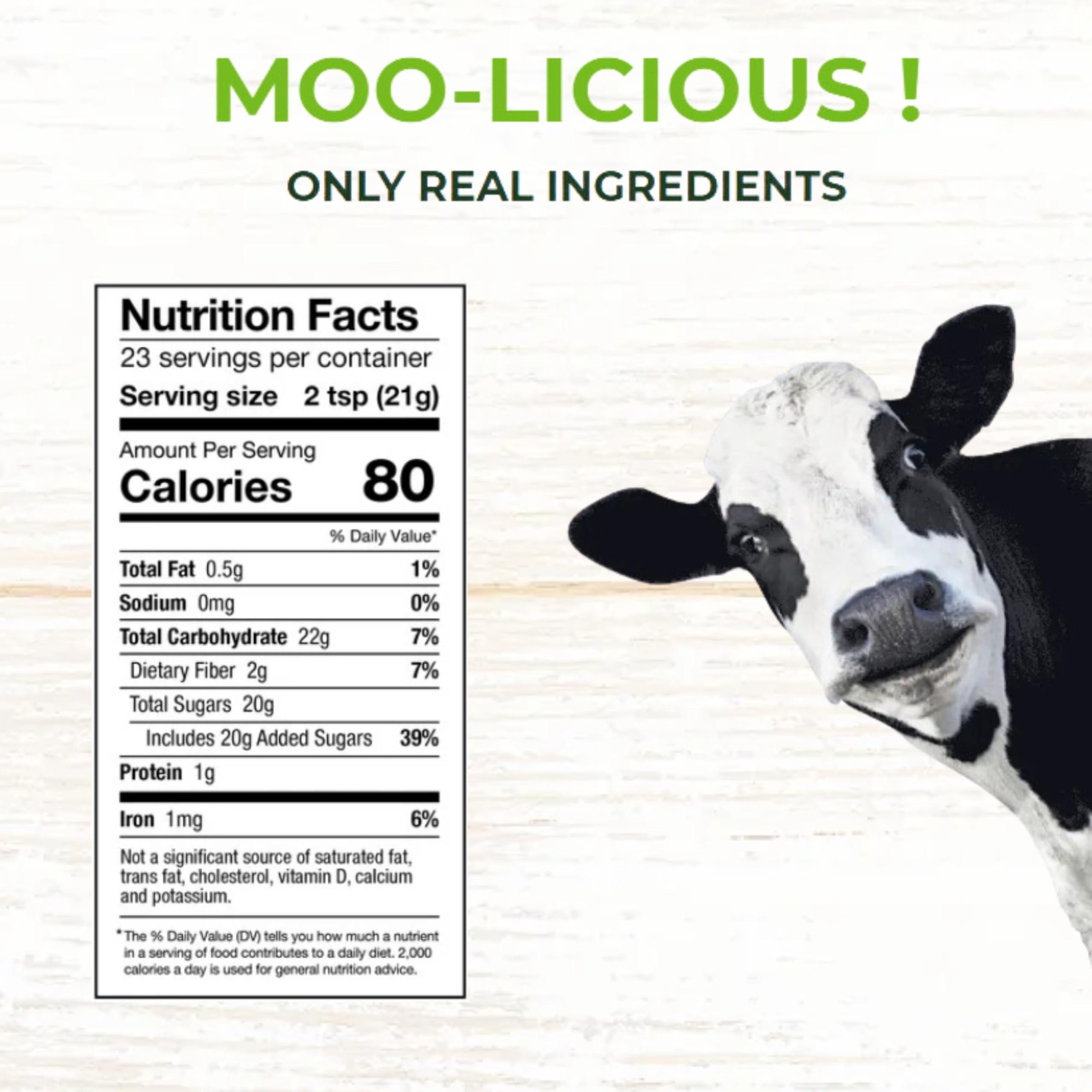 Silly Cow Sillycow Farms Hot Chocolate Mix Flavor | Rich Hot Cocoa Delight | Gluten-Free, Non-GMO, Dairy-Free | Nut-Free Certified Quality Cocoa Powder Blend | 16.9 Oz Reusable Glass Bottle - Pack of 1