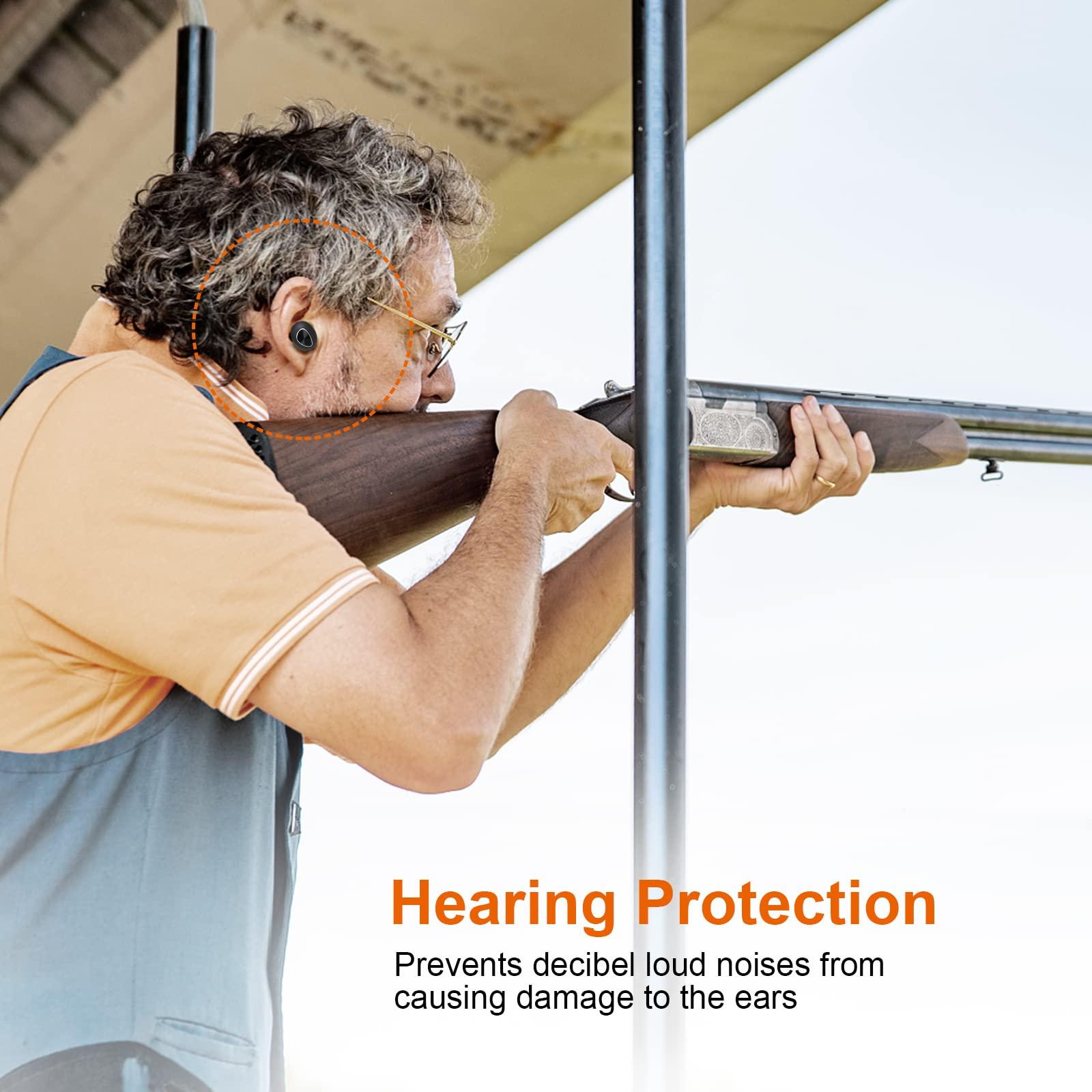 Tiliwame Tiliwame Ear Plugs, Reusable Ear Plugs for Sleeping Noise Cancelling, Silicone Earplugs for Snoring, Work, Study and Concerts Noise Redeuction, Reusable Earplugs with 8 Ear Tips in XS/X/M/L (Black)