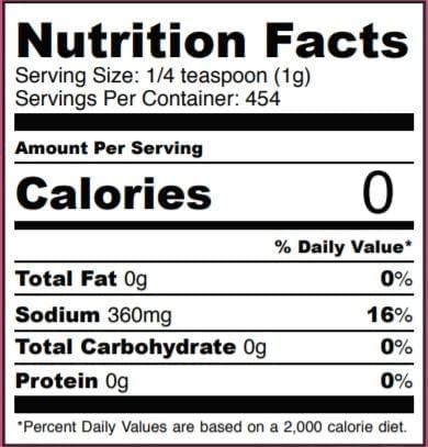 Peg's Salt Peg's Pink Salt - Gourmet Seasoning - All Purpose for Cooking - Salt with Herbs and Spices - No MSG - No Sugar - 16 oz