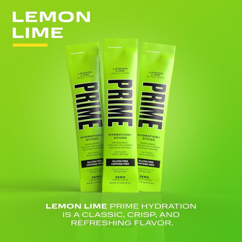 PRIME HYDRATION PRIME HYDRATION+ Sticks VARIETY PACK | Hydration Powder Single Serve | Electrolyte Powder On The Go | Low Sugar | Caffeine-Free | Vegan | 20 Sticks