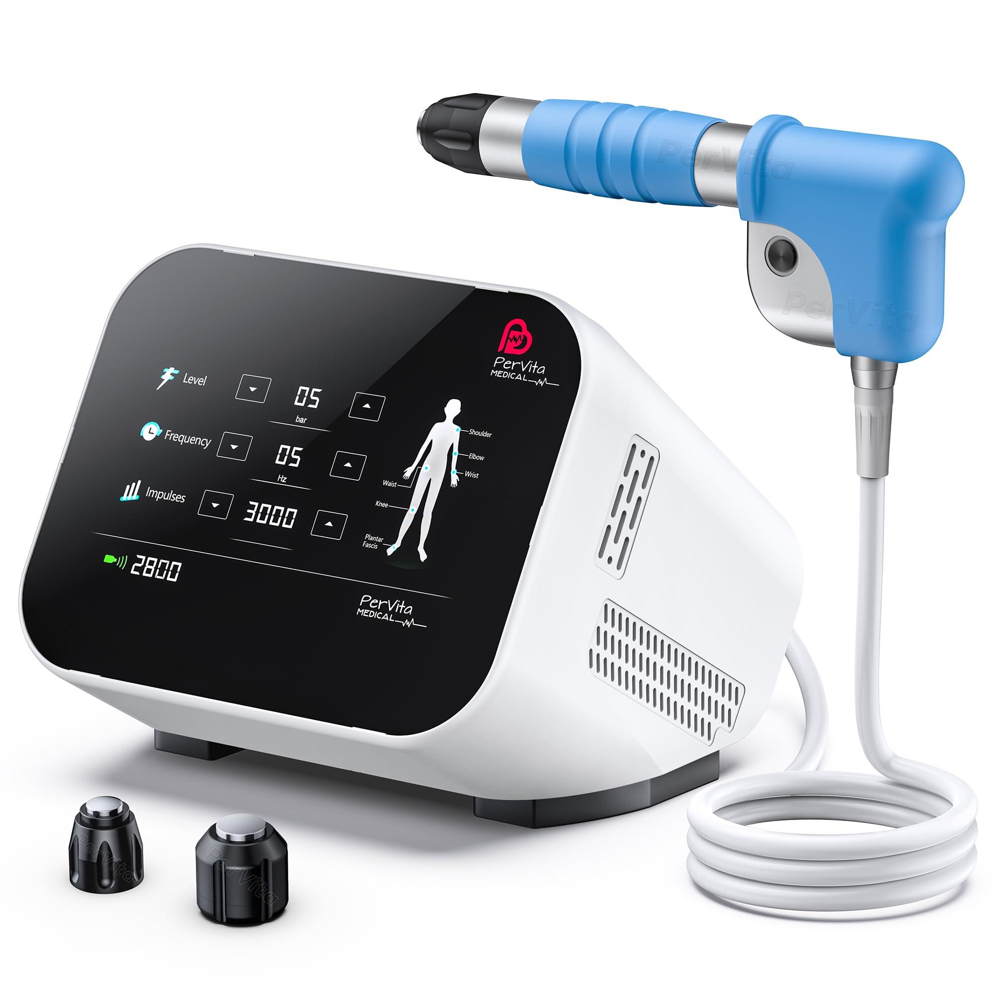 PerVita Medical PerVita Medical Shockwave Therapy Machine Extracorporeal Shock Wave Therapy Machine Joint and Muscle Pain Relief On-The-Go Painless Non-Invasive No Side Effects PSP10