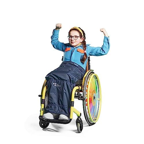 My Add On MyBlanket Summer, Lightweight & Compact Wheelchair Cozy with Light Cotton Lining, Wind & Waterproof, Remain Seated, Leg Protection Rain Cover, for Manual & Electric Wheelchair Users, Powerchair