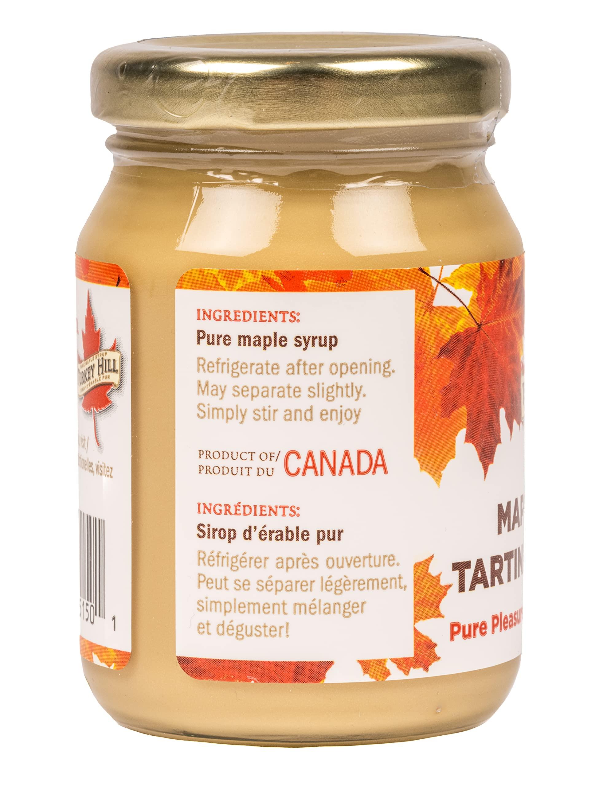 Turkeyhill Turkey Hill Sugarbush Pure Canadian Premium Maple Butter with Spread Glass Jar, All Natural Delicious Ingredients for Kids and Adults, 5.52