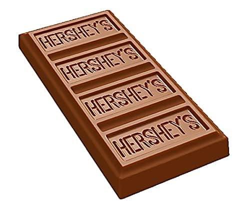Sweet Savora HERSHEYS Milk Chocolate Snack Size Candy Bars in Bulk (3 Pound)