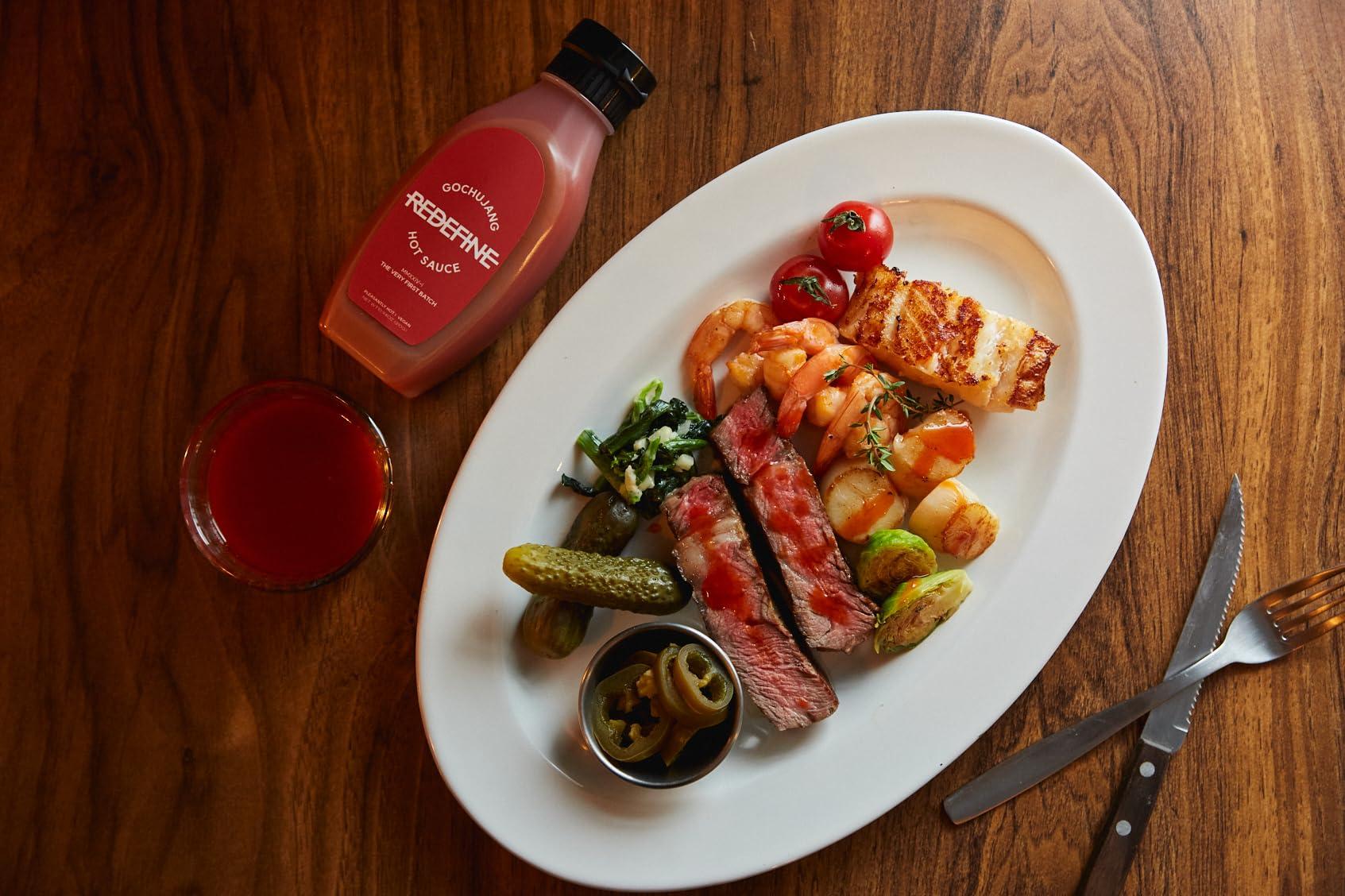 Grace nnvg Redefine Gochujang Hot Sauce, Premium Gourmet Hot Sauce with Rich Natural Flavors for Any Occasion, Pleasantly Hot, Vegan, 10.94oz