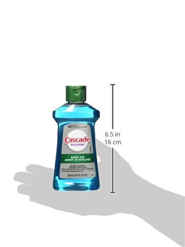 Cascade Cascade Platinum Dishwasher Rinse Aid, 8.45 fl oz (Packaging May Vary)