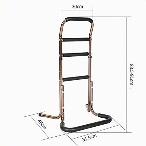 DATEN Chair Stand Assist Adjustable Heights Safety Hand Rail, Bed Rails Stand Assist Mobility & Daily Living Aids, for Elderly, Disabled, Pregnant (Color : B)