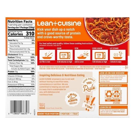 Lean Cuisine Lean Cuisine Spaghetti with Meat Sauce, 11.5 oz. (Pack of 12)