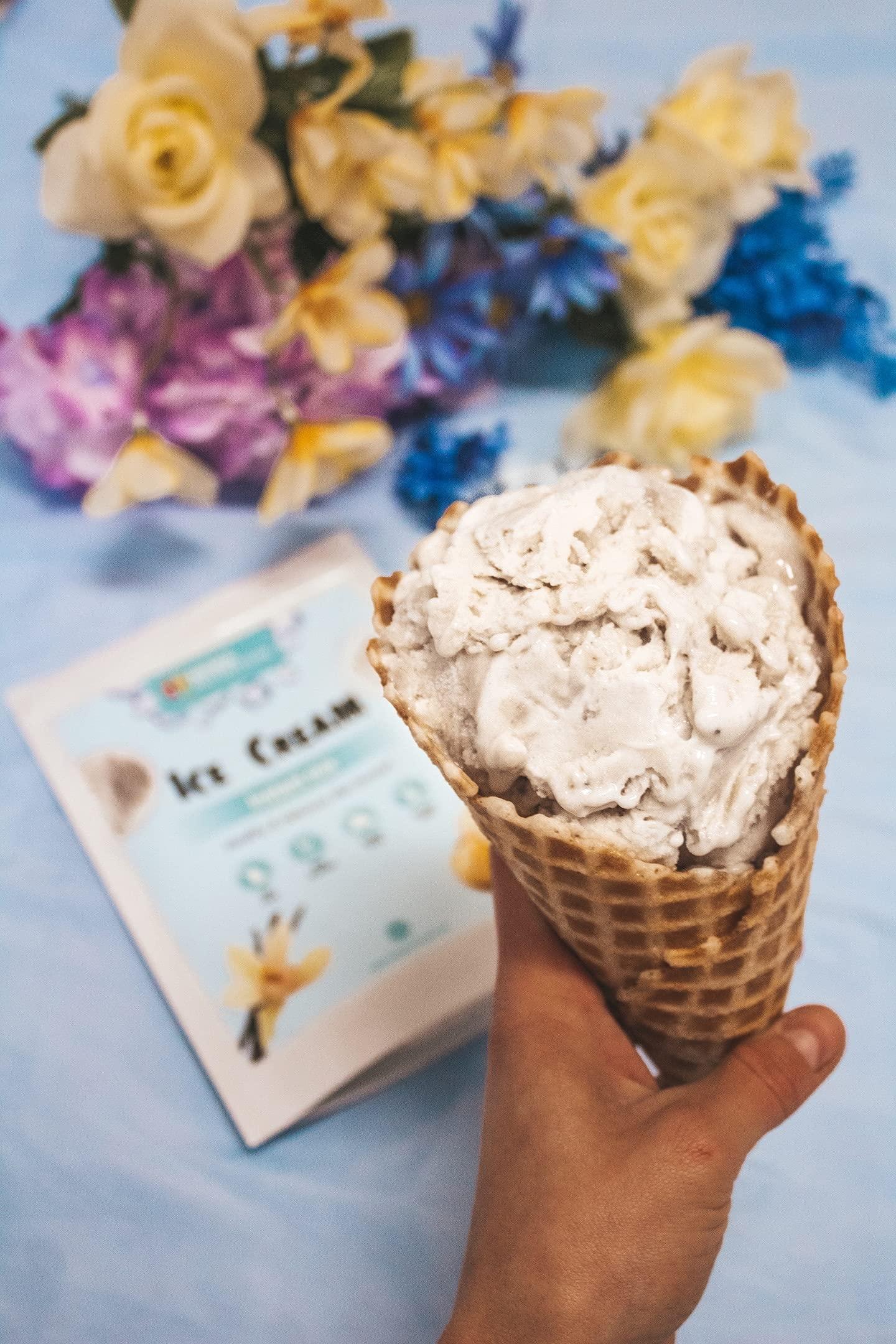 Newa Nutrition Sugar Free Ice Cream Mix – Keto Diet Friendly, Low Carb & Natural, Non GMO, Vanilla. Weight: 8oz/226.8 gr.