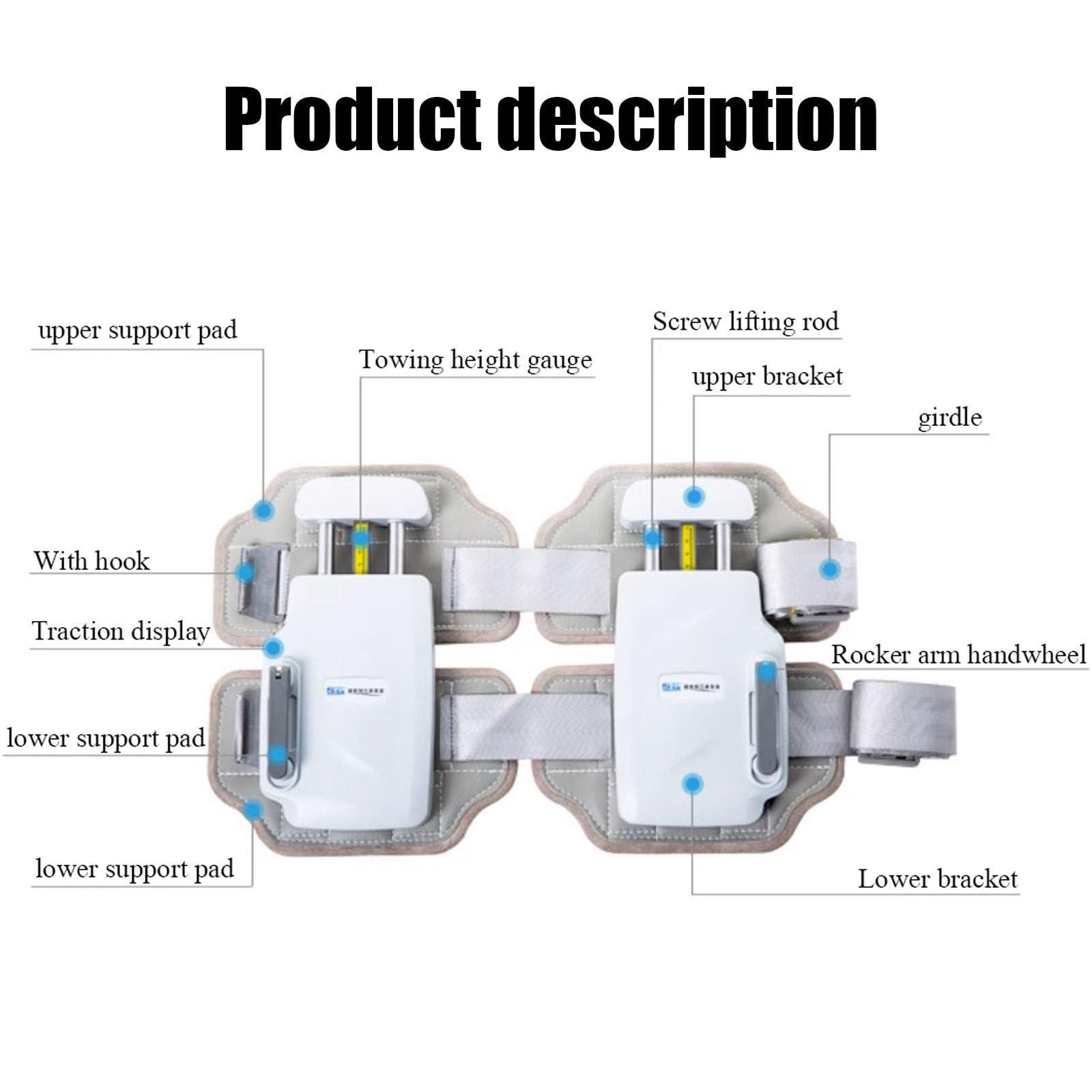 SACLMD SACLMD Tractor Lumbar Disc Traction,Disc Traction Belt Lumbar Traction Decompression,Lumbar Support Decompression Traction Device,for Back Spine Pain Relief