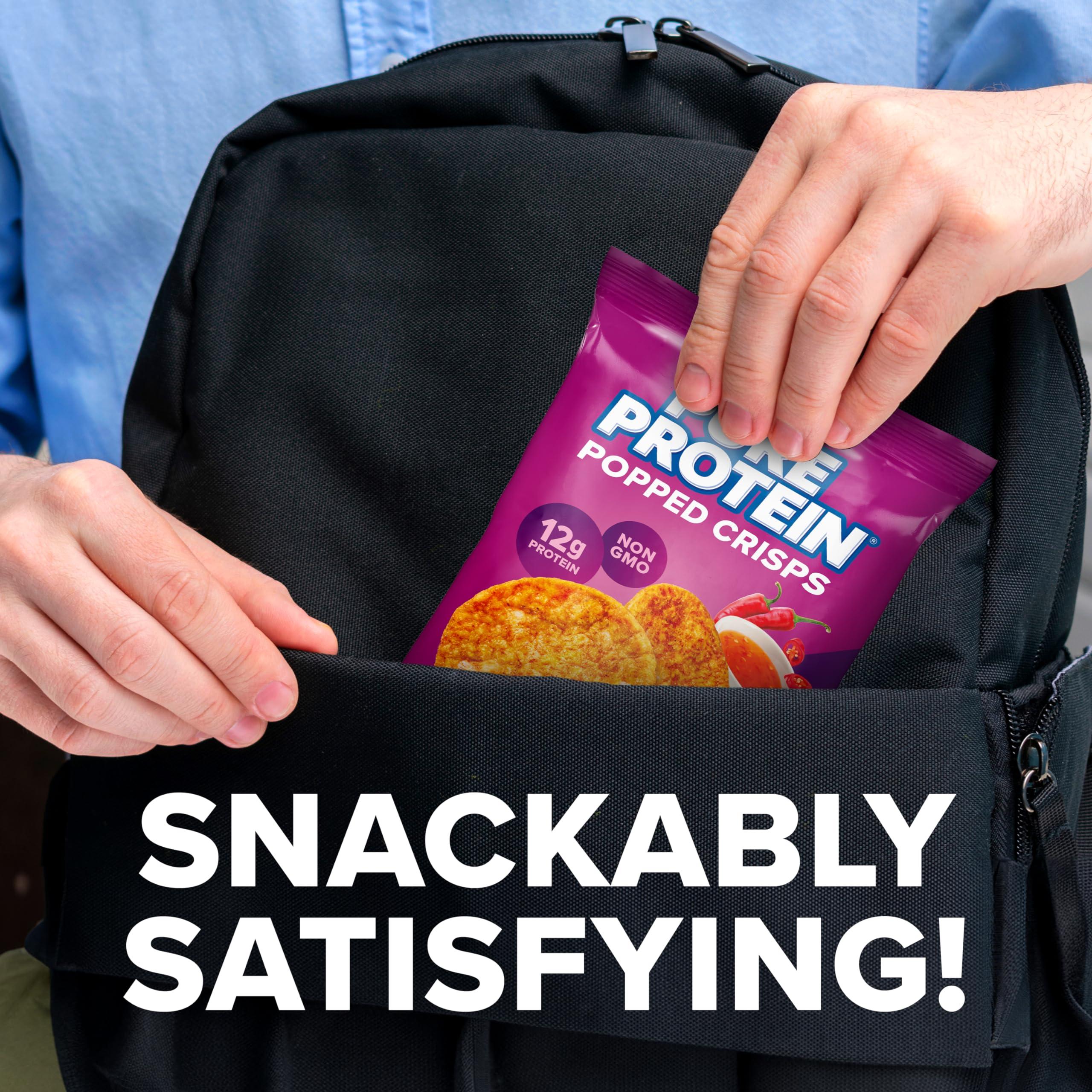 Pure Protein Pure Protein Popped Crisps, Sweet Chili, High Protein Snack, 12G Protein, 1.27oz., 12 Count