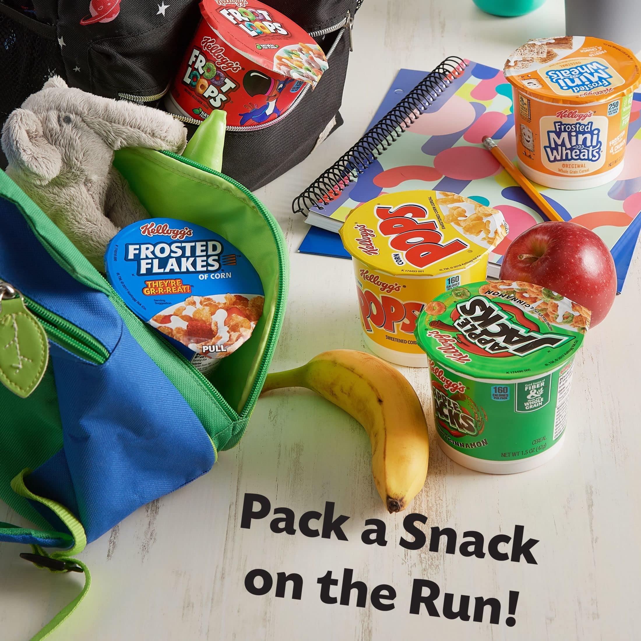 Kellogg's Kellogg\'s Breakfast Cereal in a Cup, Assortment Pack, Bulk Size (Pack of 24 Cups)