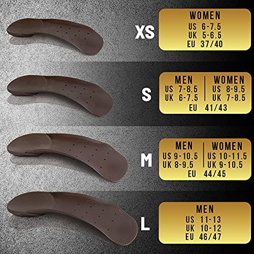 FOOTMATTERS FootMatters 3/4 Slim Orthotic Inserts – for Plantar Fasciitis Pain Relief –Insoles for Women and Men with Arch Support & Heel Cup (L – US Men 11-13)
