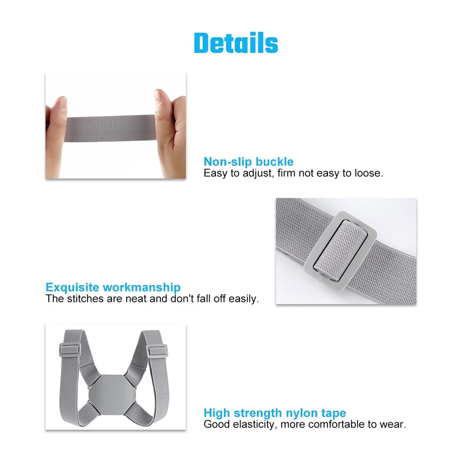 JBIVWW JBIVWW KJACR Electric Posture Corrector Back Brace Spine Stretcher Lumbar Vibration Massager Spine Deck Backbelt Support USB Rechargeable (Color : 1 Belt)