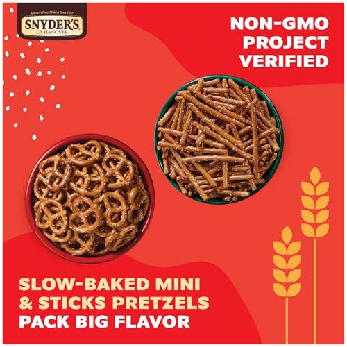 Snyder's of Hanover Snyder's of Hanover Pretzels, Minis and Sticks 100 Calorie Packs, 20 Ct Variety Pack