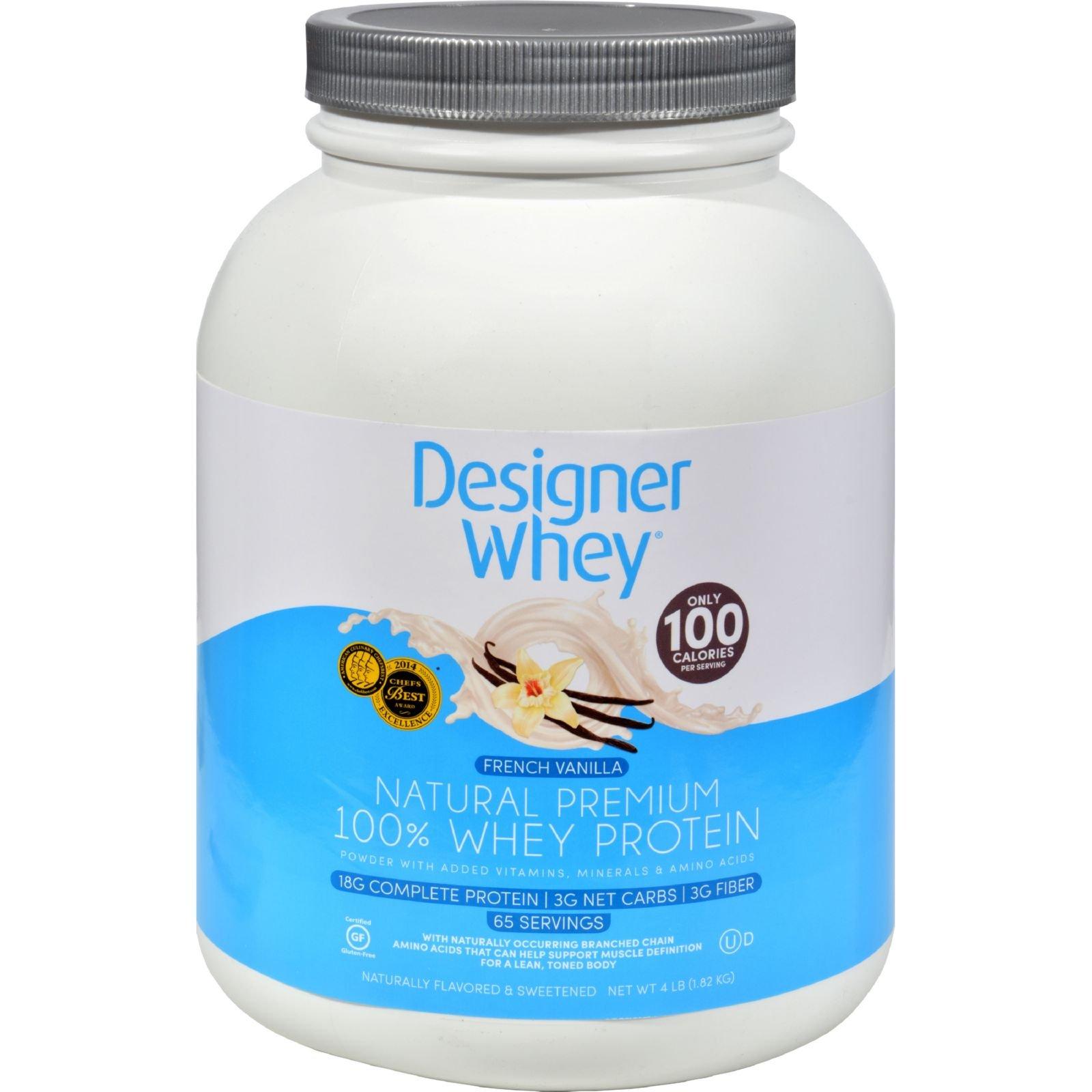 Designer Whey Designer Whey Natural Protein Powder French Vanilla - 4 lbs