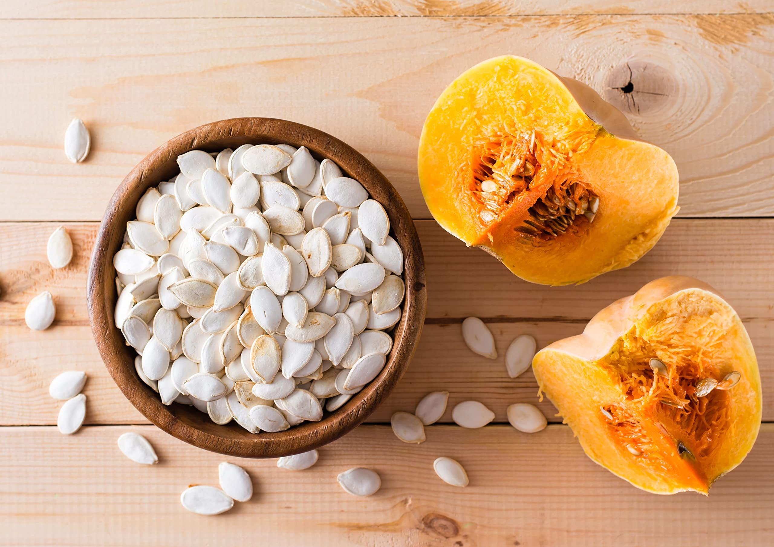 Food to Live Food to Live Organic Raw Pumpkin Seeds in Shell, 1 Pound Non-GMO, Dried, Unsalted, Unroasted, Vegan, Bulk. Good Source of Protein, Fiber, Omega Fats. Great for Roasting with Homemade Seasonings